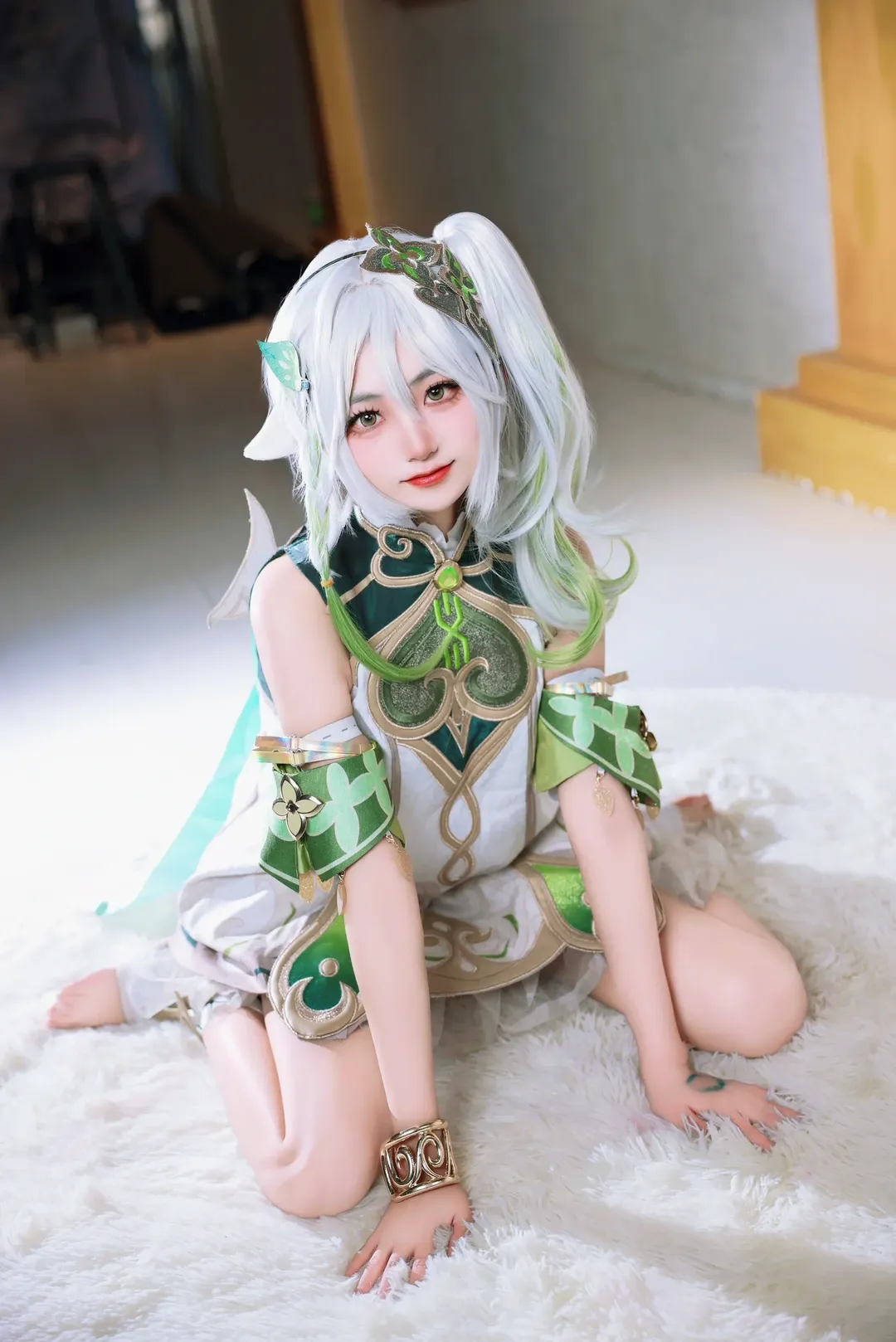 【纳西妲cos】原神草神的自然灵动与质感呈现
