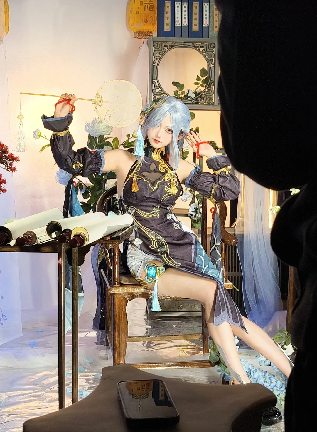 【申鶴 コスプレ】『原神』海灯祭、テイワットのおばさんの絶美な一瞬とスタジオ舞台裏 - 2 枚目