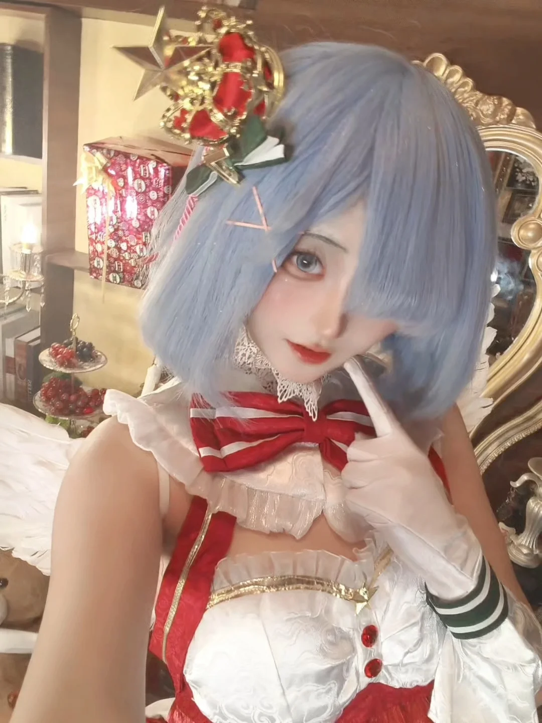 【蕾姆cos】从零开始的异世界生活里的圣诞甜心 - 第 2 张