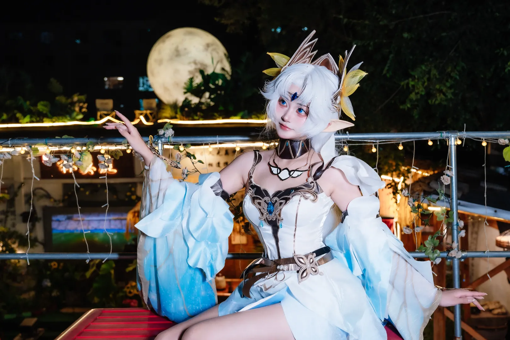 【貂蝉cos】吉林市烤肉店拍出神仙夜景大片 - 第 11 张