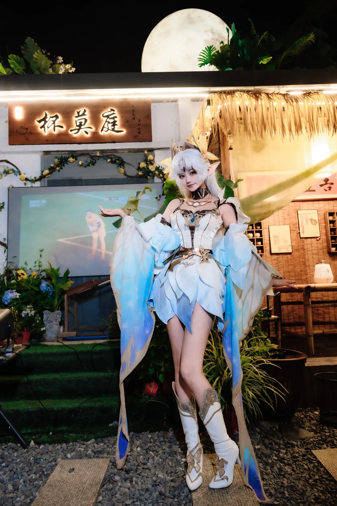 【貂蝉cos】吉林市烤肉店拍出神仙夜景大片 - 第 6 张