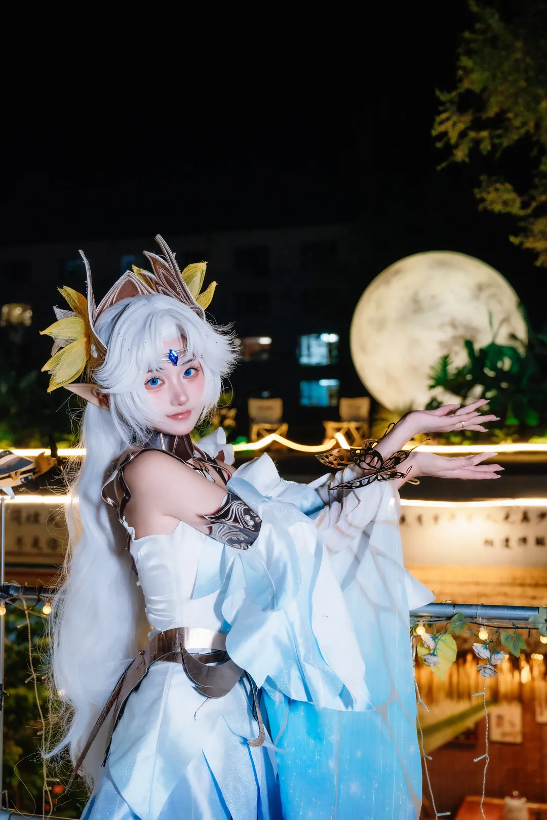 【貂蝉cos】吉林市烤肉店拍出神仙夜景大片 - 第 7 张