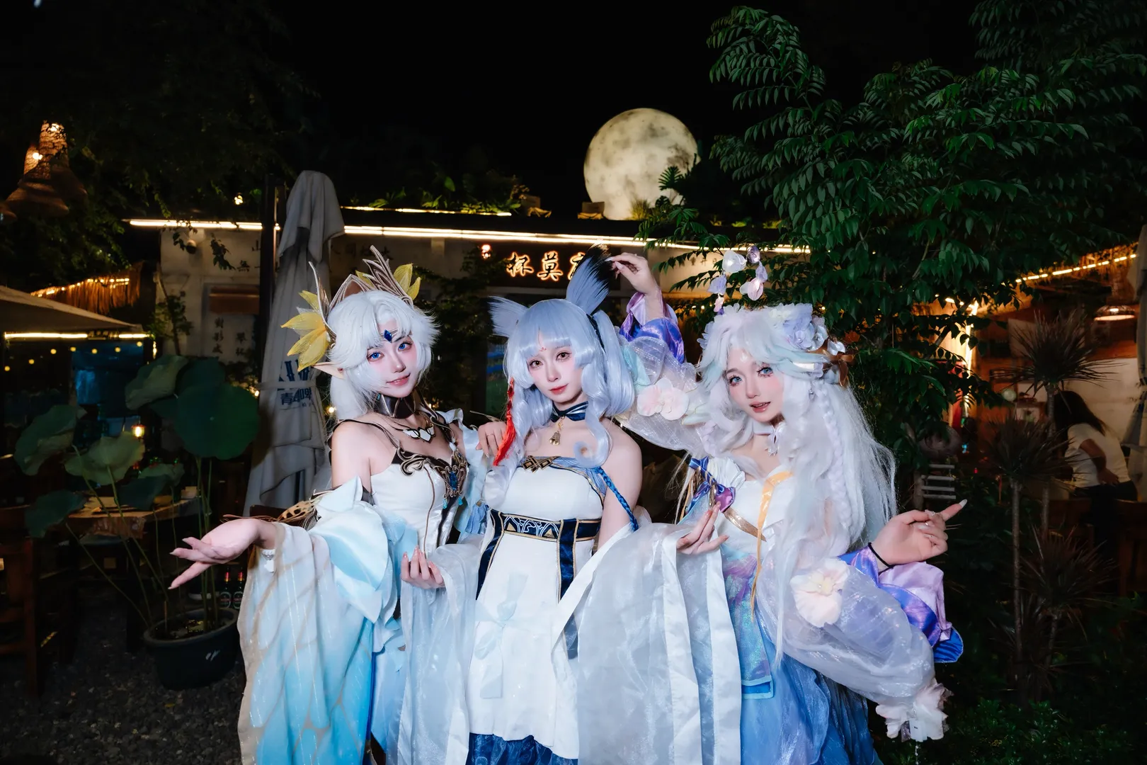 【貂蝉cos】吉林市烤肉店拍出神仙夜景大片 - 第 9 张