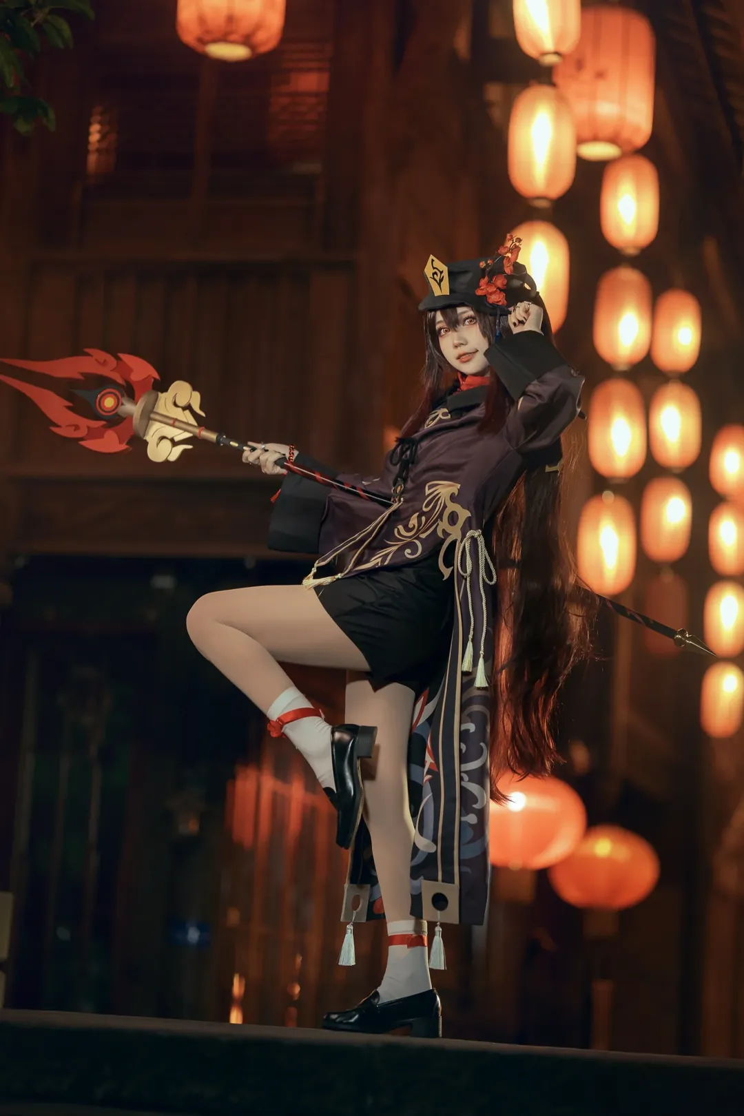 【胡桃cos】往生堂客卿的夜游锦里记 - 第 4 张