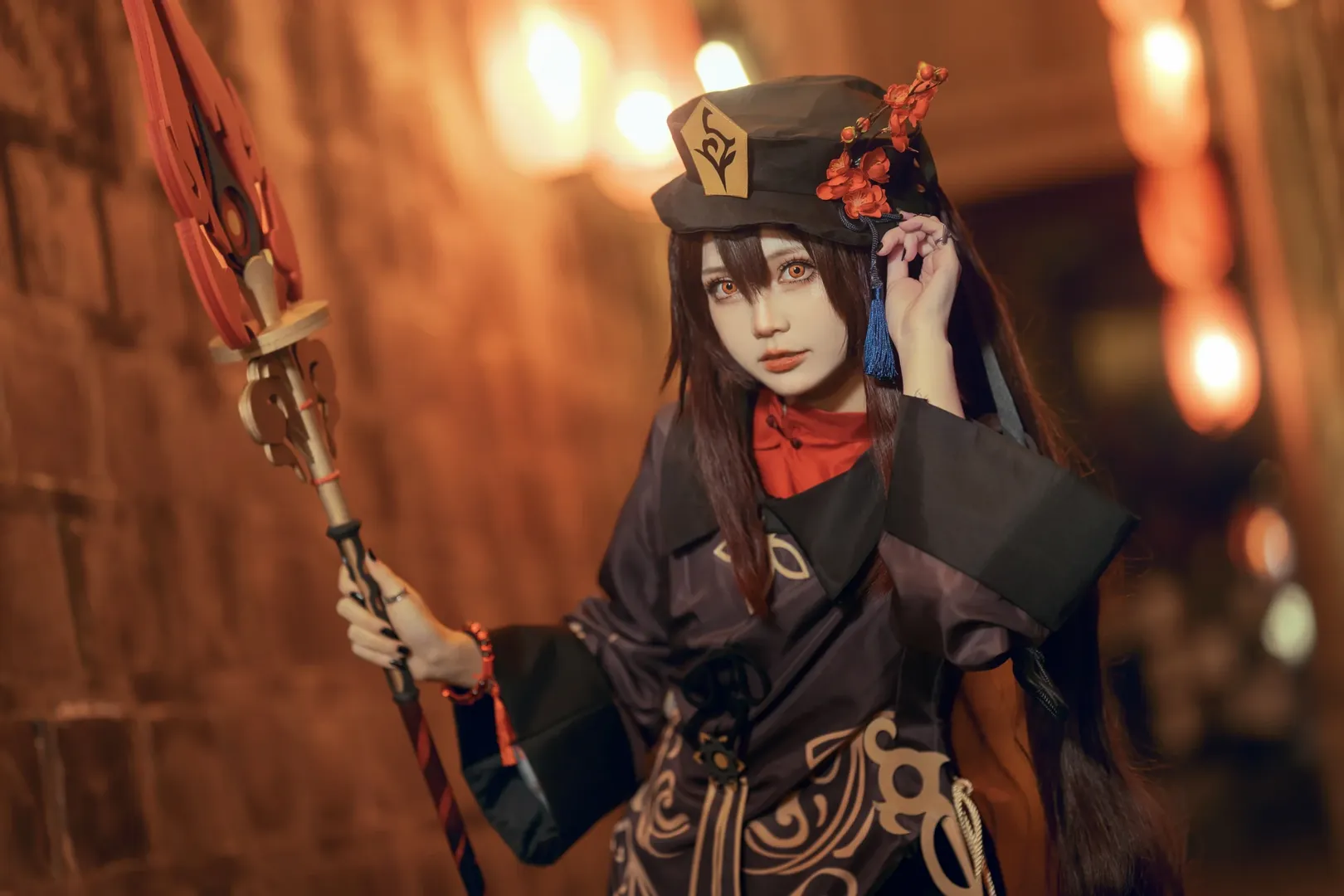 【胡桃cos】往生堂客卿的夜游锦里记 - 第 6 张