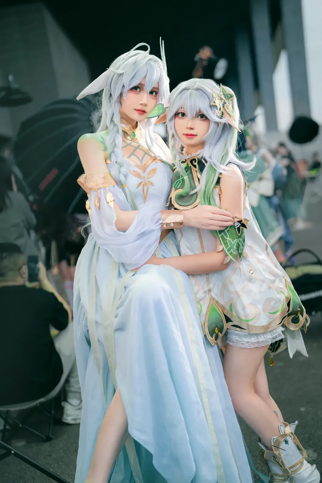 【纳西妲与大慈树王cos】原神漫展双人同框出片