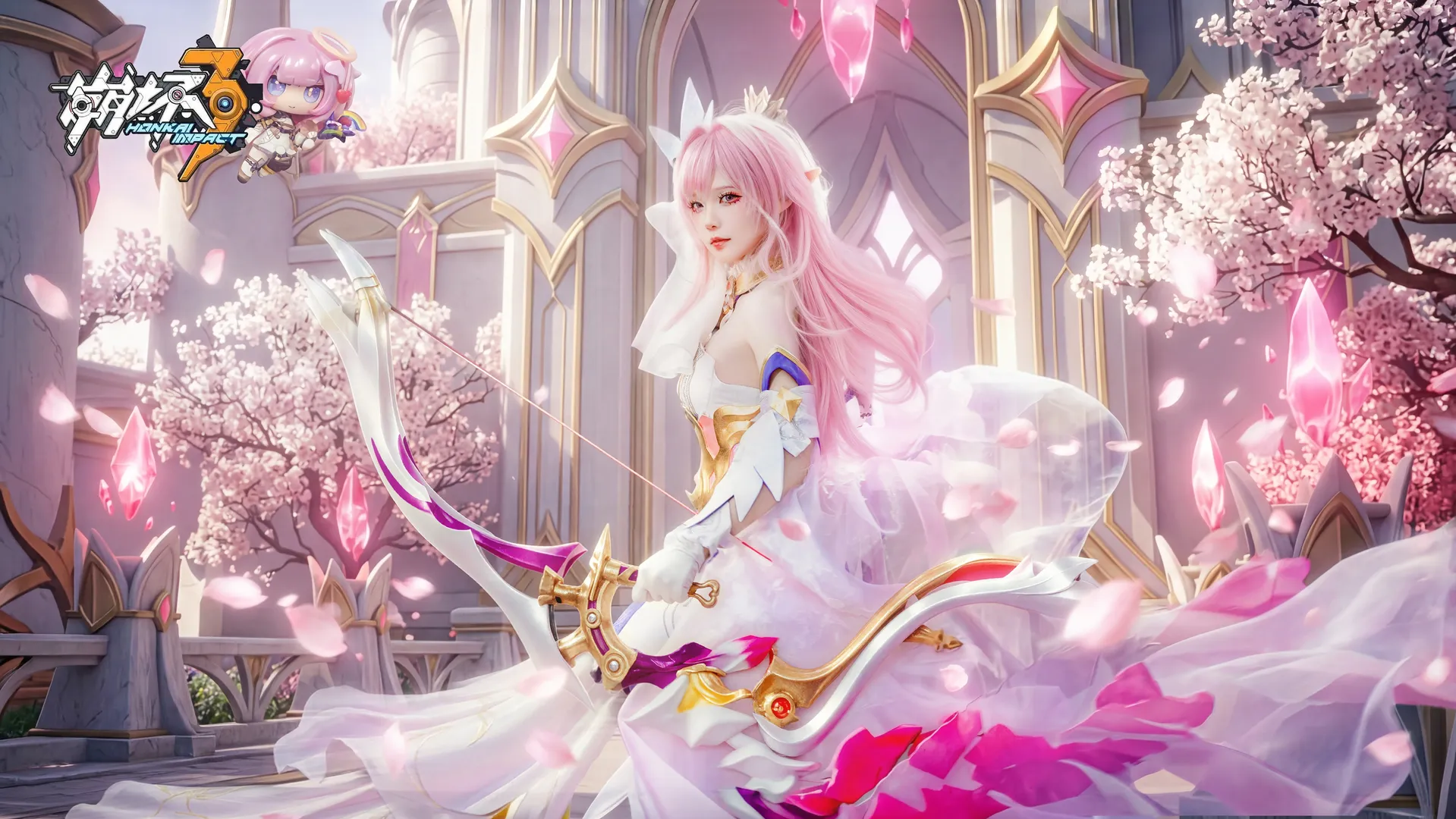 【愛莉希雅cos】粉色妖精小姐的優雅瞬間