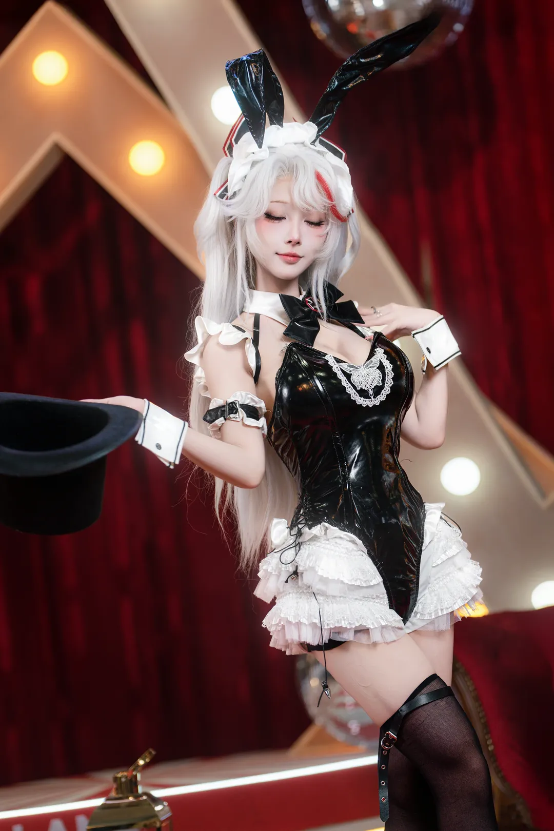 【欧根亲王cos】复古舞台上的清凉节魅力 - 第 5 张