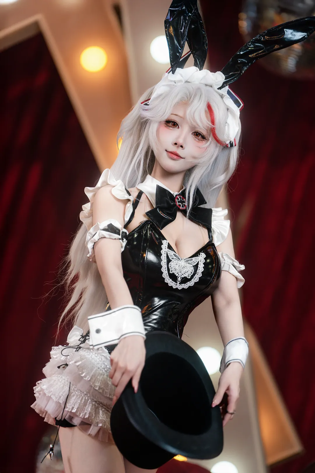 【欧根亲王cos】复古舞台上的清凉节魅力 - 第 6 张