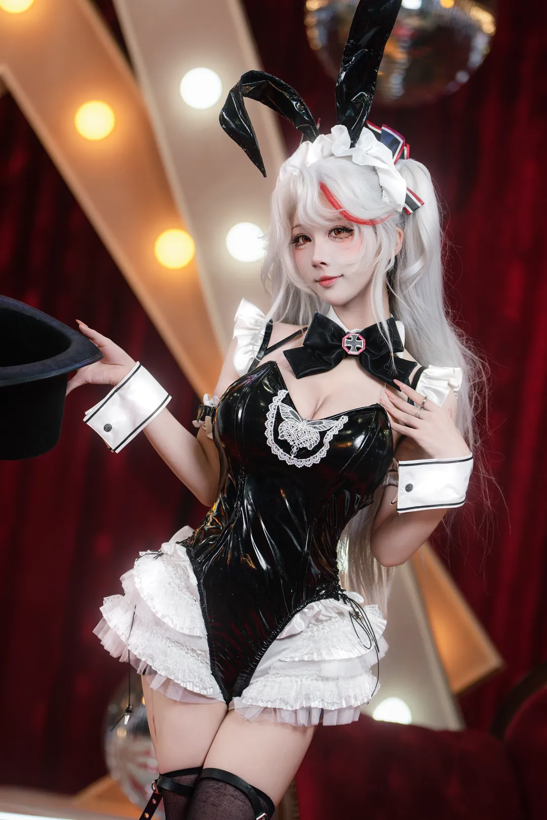 【欧根亲王cos】复古舞台上的清凉节魅力 - 第 7 张
