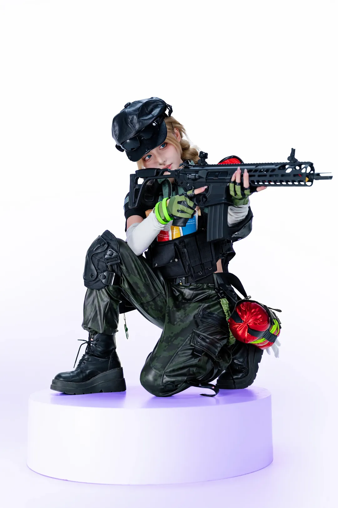 【蝶cos】三角洲行动中的战术少女，硬核与萌感的平衡 - 第 3 张
