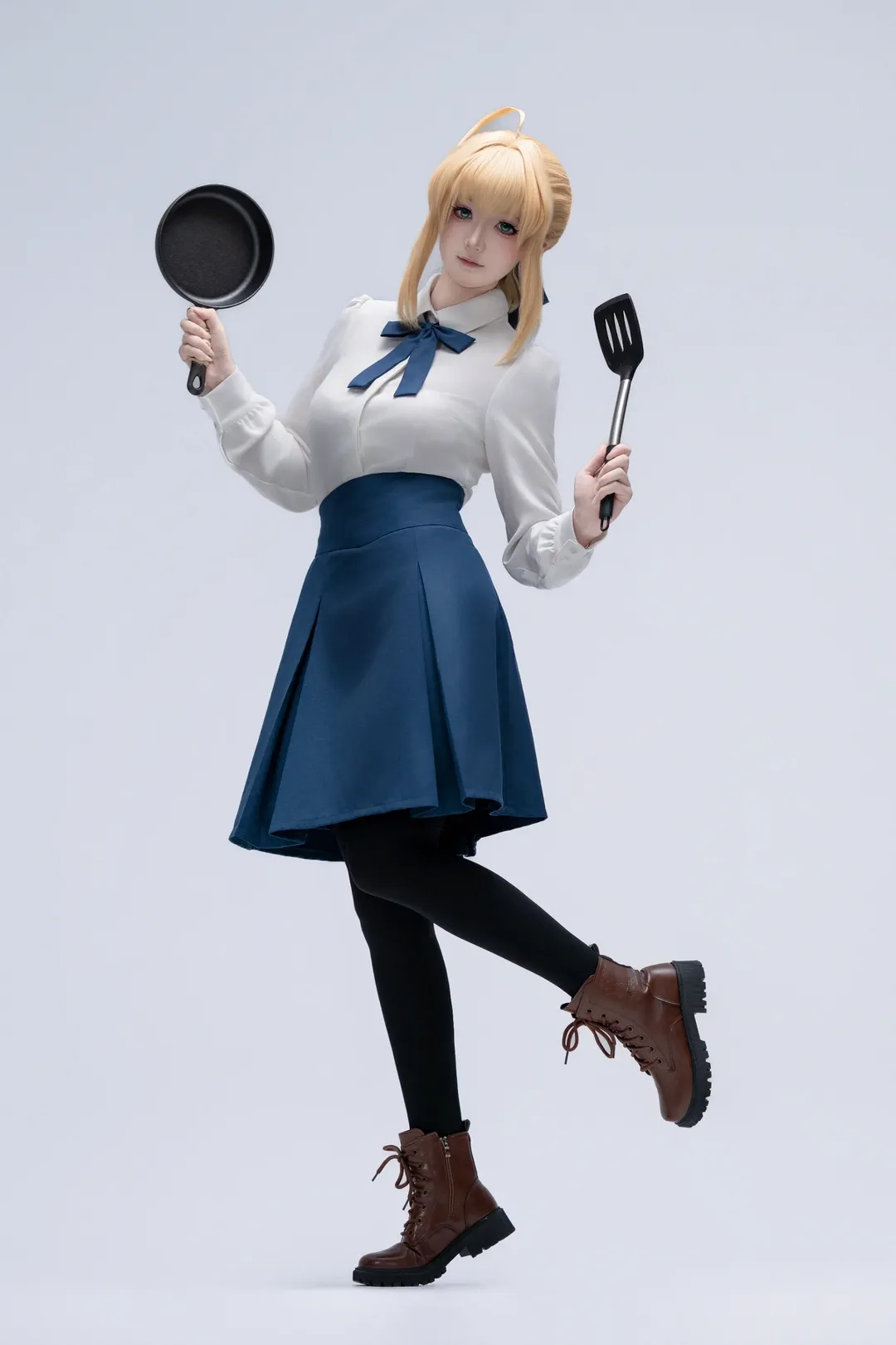 【Saber cos】北风炖浮云的全新诠释方式，回到卫宫家的饭