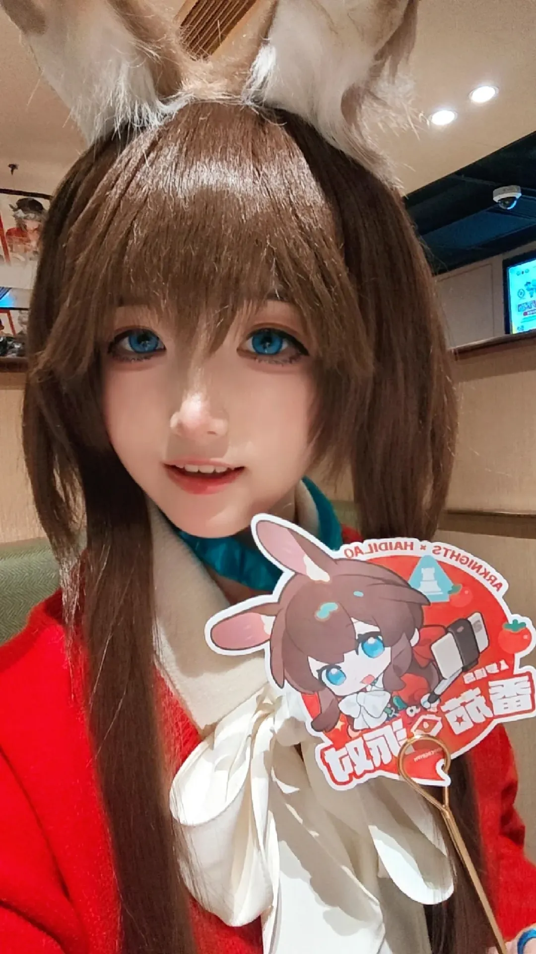 【博士cos】明日方舟海底捞联动，迟到人的打卡记录 - 第 1 张
