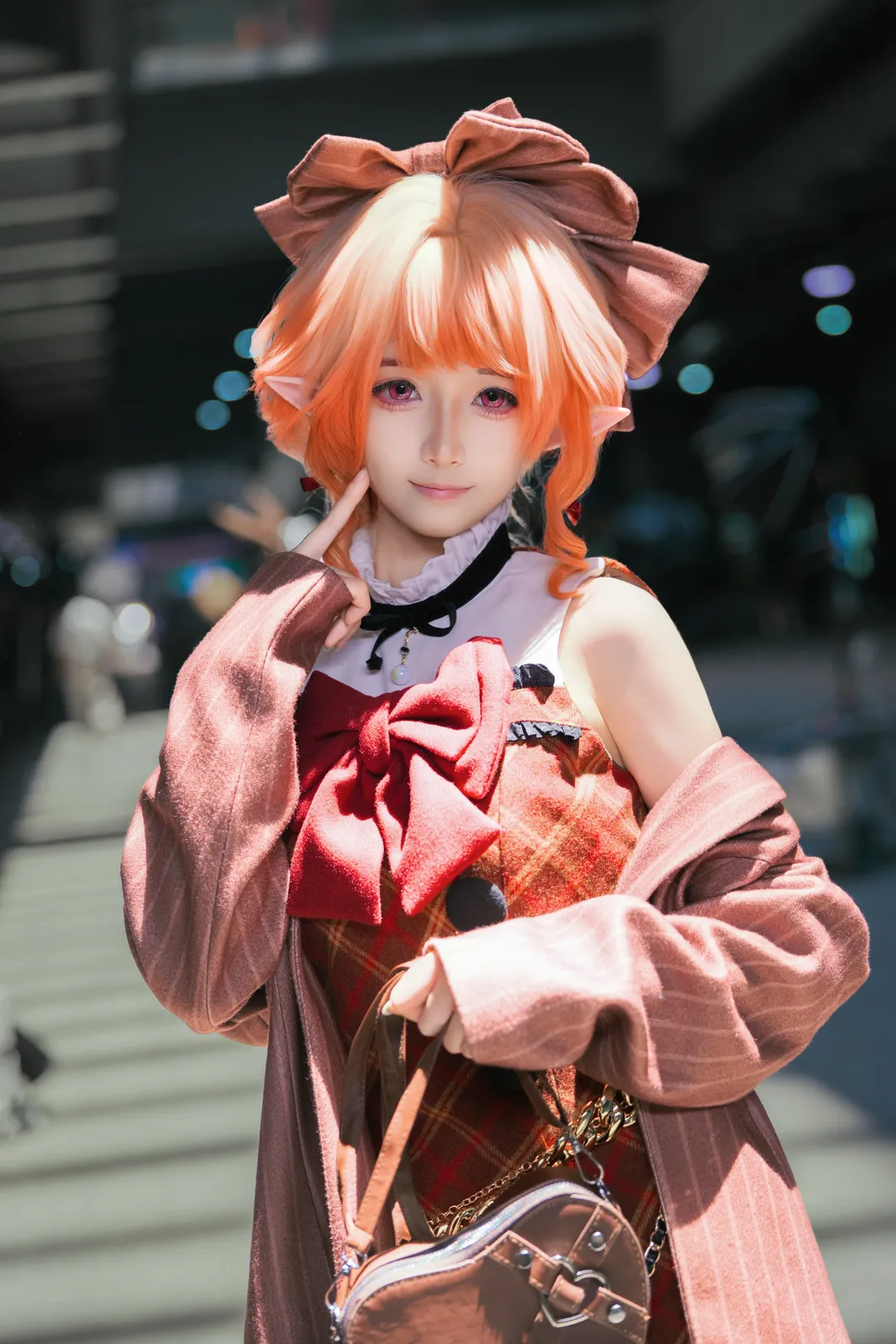【羽生萌萌香cos】明日方舟的甜美精灵，漫展现场的动感定格
