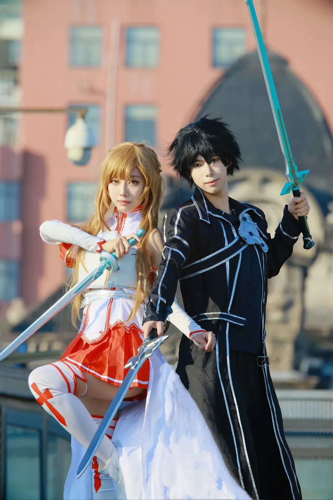 【亚丝娜cos】纪念SAO通关，那天的天台与剑影 - 第 1 张