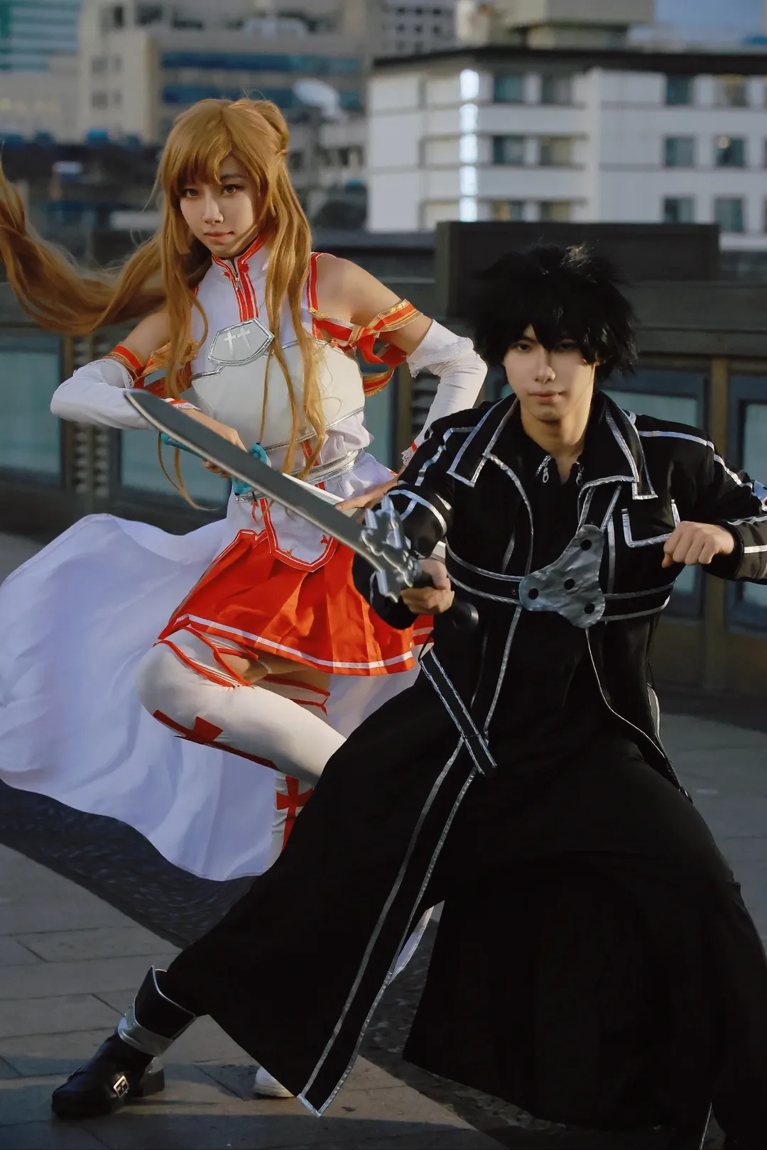 【亚丝娜cos】纪念SAO通关，那天的天台与剑影 - 第 3 张