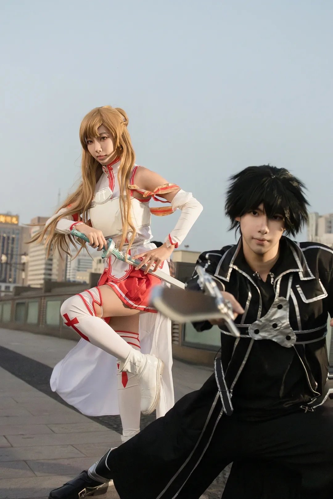 【亚丝娜cos】纪念SAO通关，那天的天台与剑影 - 第 4 张