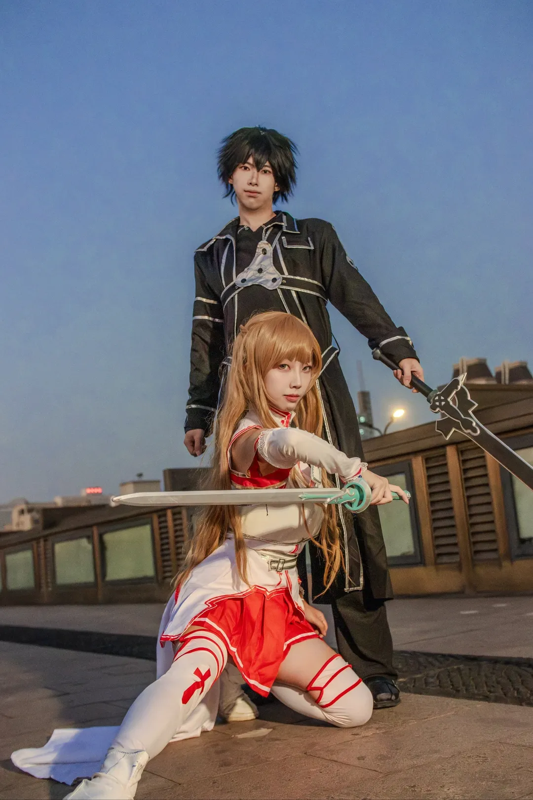 【亚丝娜cos】纪念SAO通关，那天的天台与剑影 - 第 5 张
