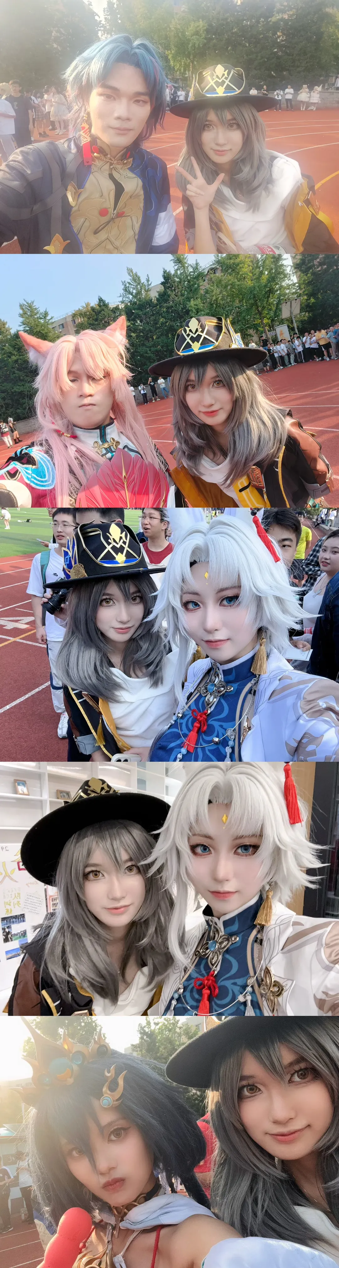 【六二二同学cos】清华大学百团大战人流爆棚，累并快乐着的崩铁大团建 - 第 6 张