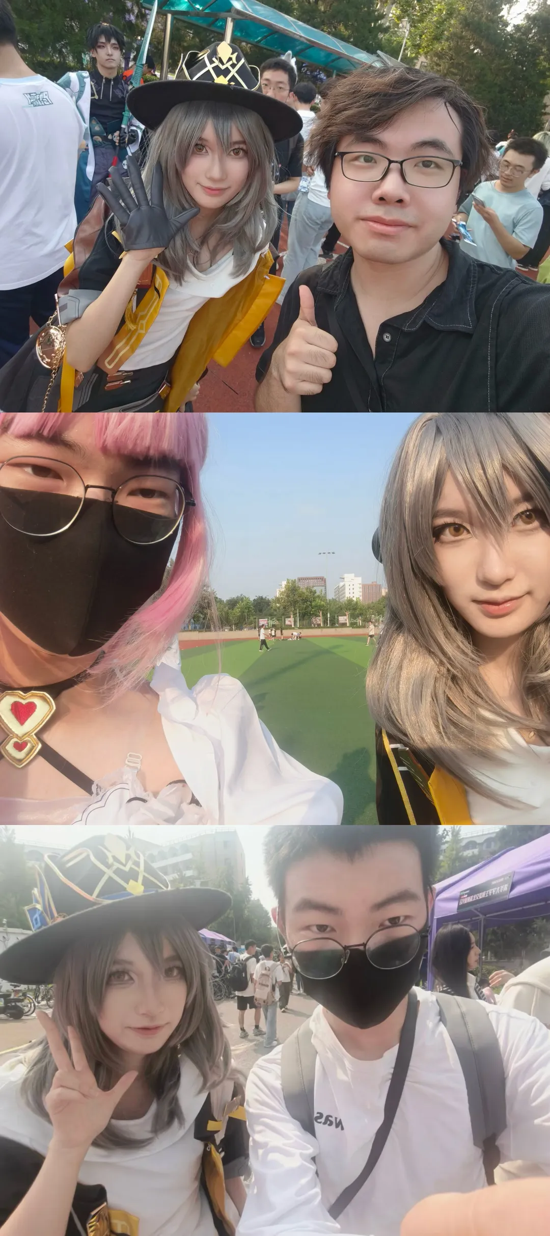 【六二二同学cos】清华大学百团大战人流爆棚，累并快乐着的崩铁大团建 - 第 8 张