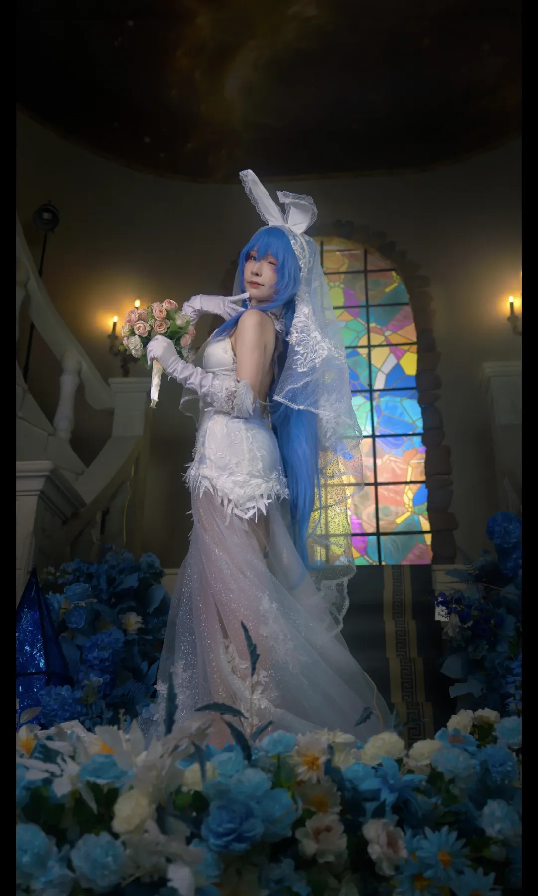 【花园cos】碧蓝航线花嫁全屏摄影记录 - 第 1 张