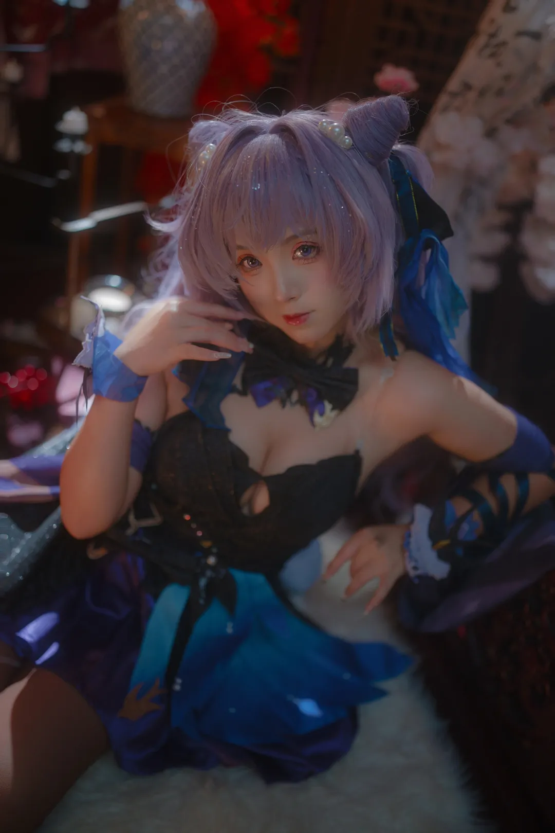 【Keqing cosplay】Purple Lightning of the Yuheng: Traditional Chinese Aesthetics in Genshin Impact - Image 4