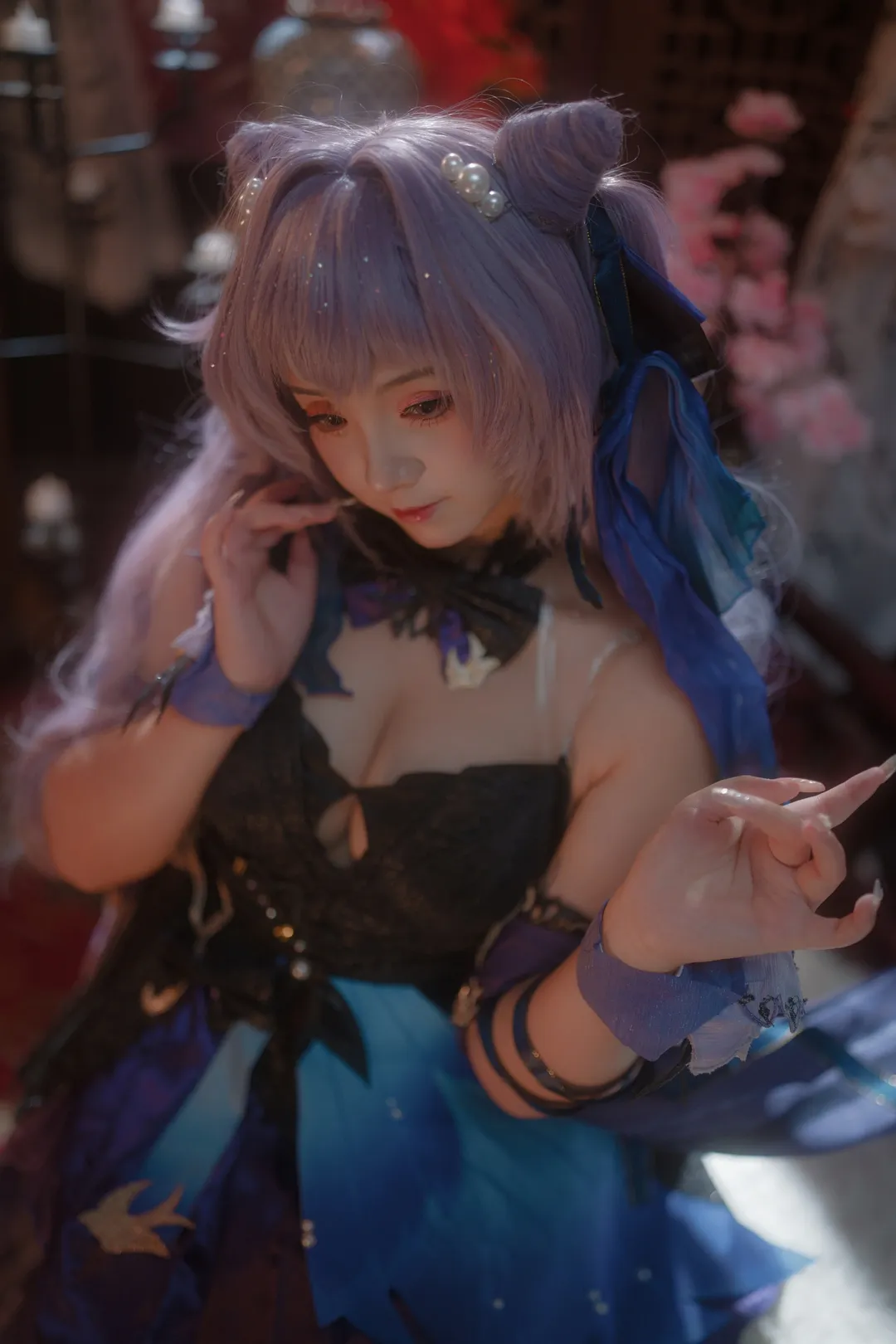 【Keqing cosplay】Purple Lightning of the Yuheng: Traditional Chinese Aesthetics in Genshin Impact - Image 5