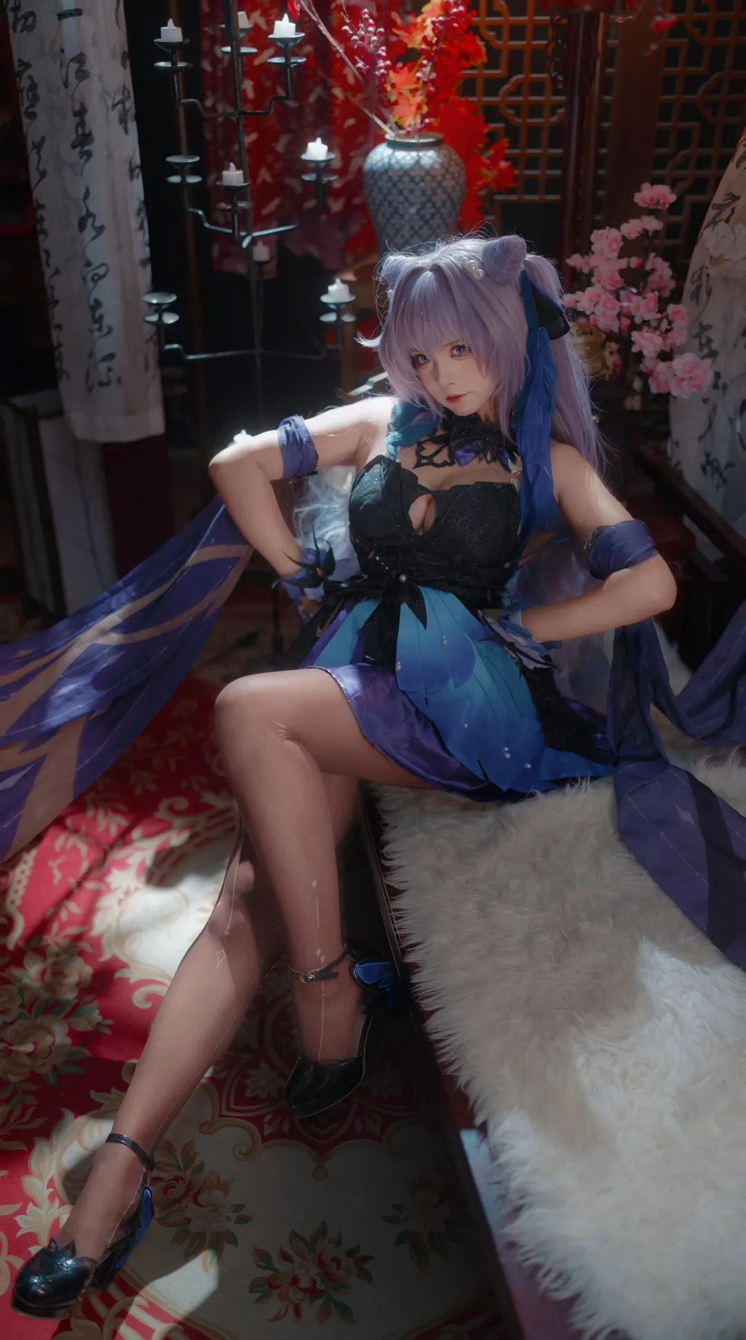 【Keqing cosplay】Purple Lightning of the Yuheng: Traditional Chinese Aesthetics in Genshin Impact - Image 7