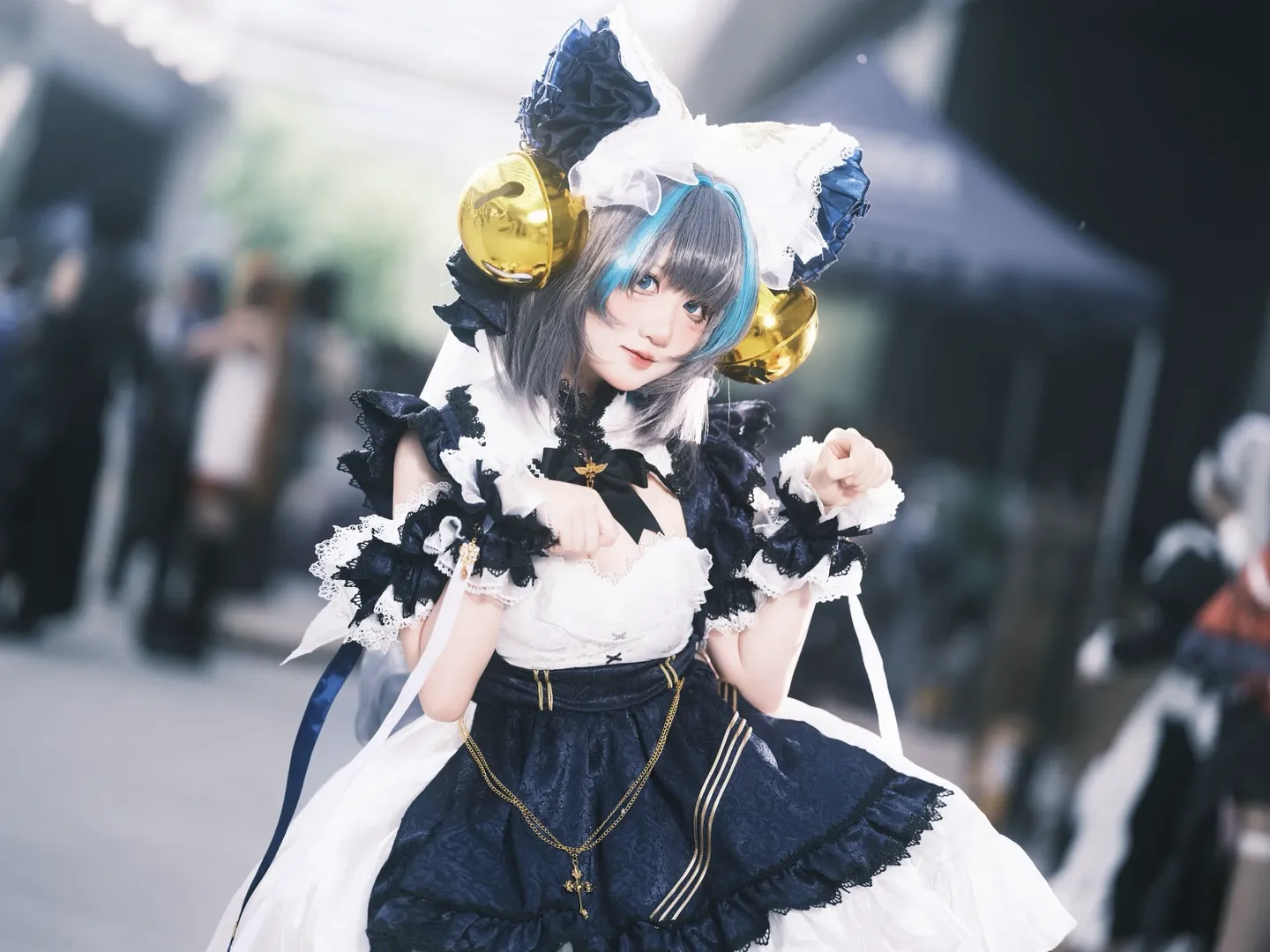【チェシャー猫コスプレ】アズールレーンに降り注ぐ明るい日差し - 6 枚目