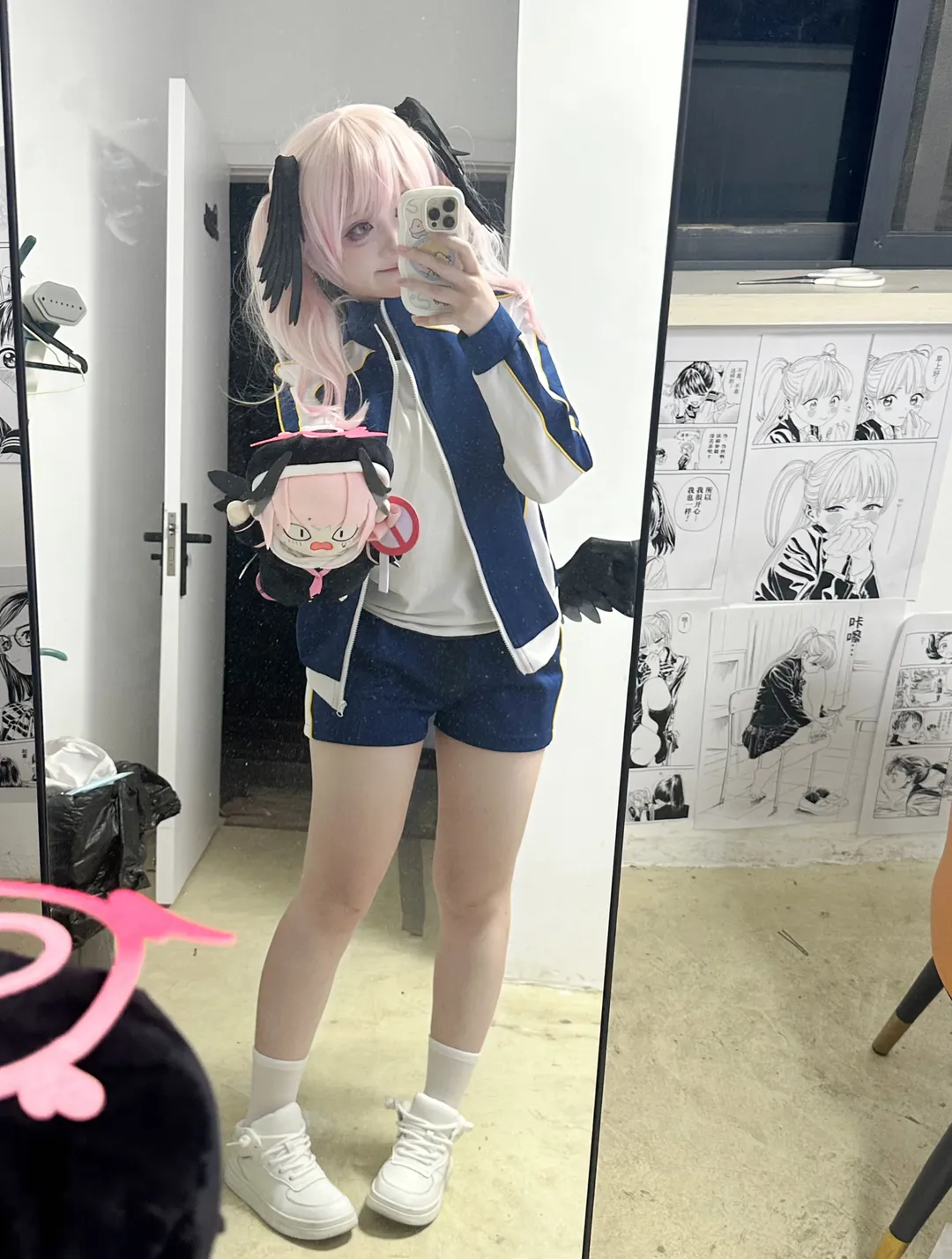 【下江小春cos】蔚蓝档案体操服拍摄日常