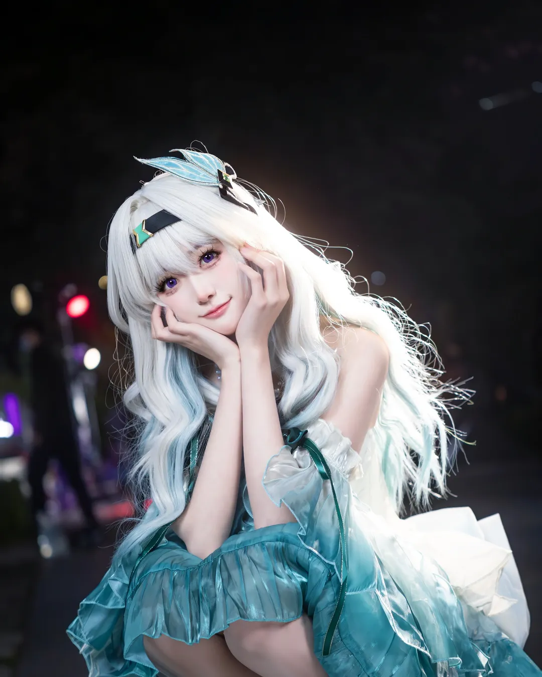 【流萤cos】崩坏星穹铁道的梦幻渐变之夜 - 第 1 张