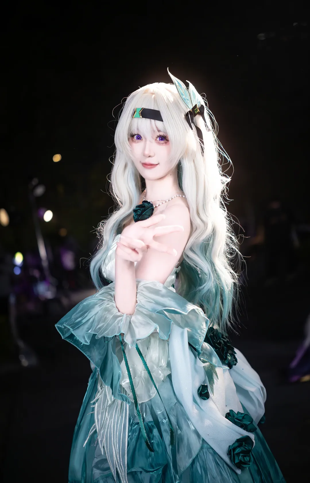 【流萤cos】崩坏星穹铁道的梦幻渐变之夜 - 第 3 张