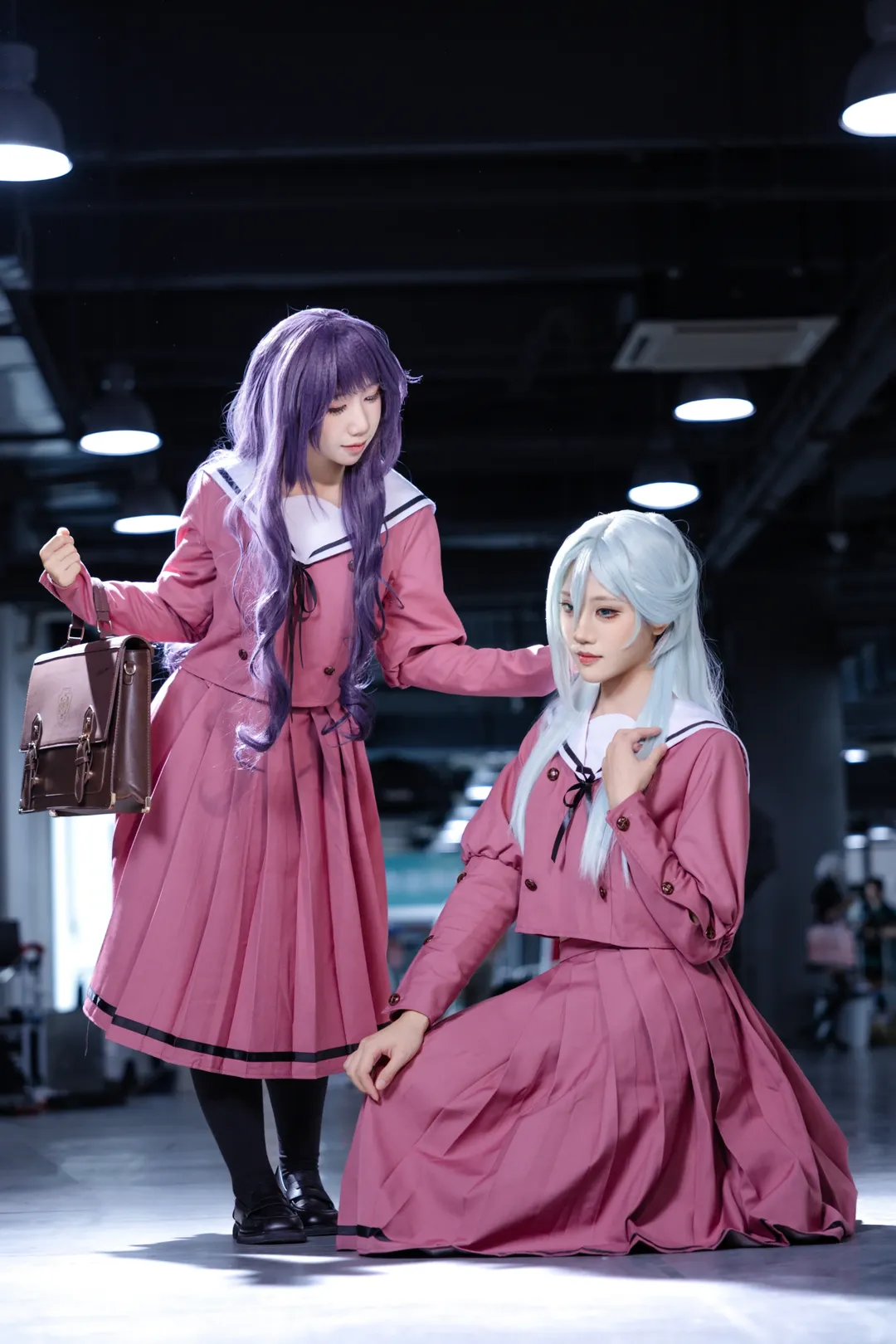 【和栗薰子cos】熏香花朵凛然的展会校服记录