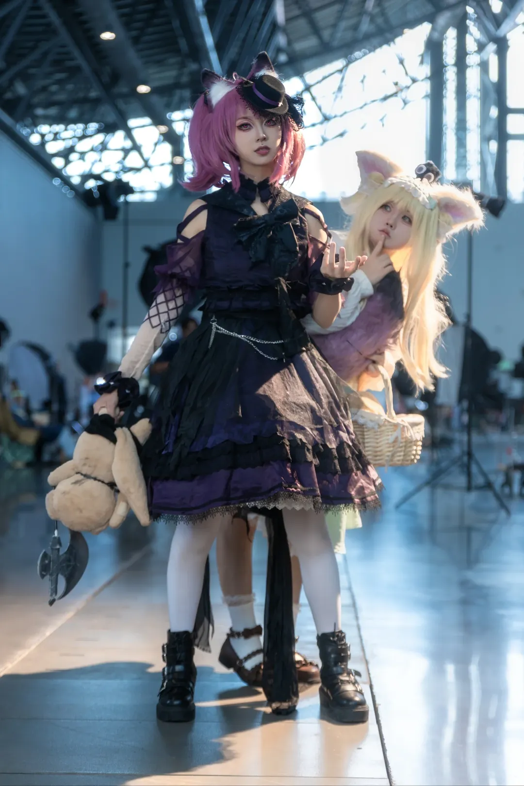 【铃兰cos】明日方舟场照分享，手绘尾巴才是真后期 - 第 5 张
