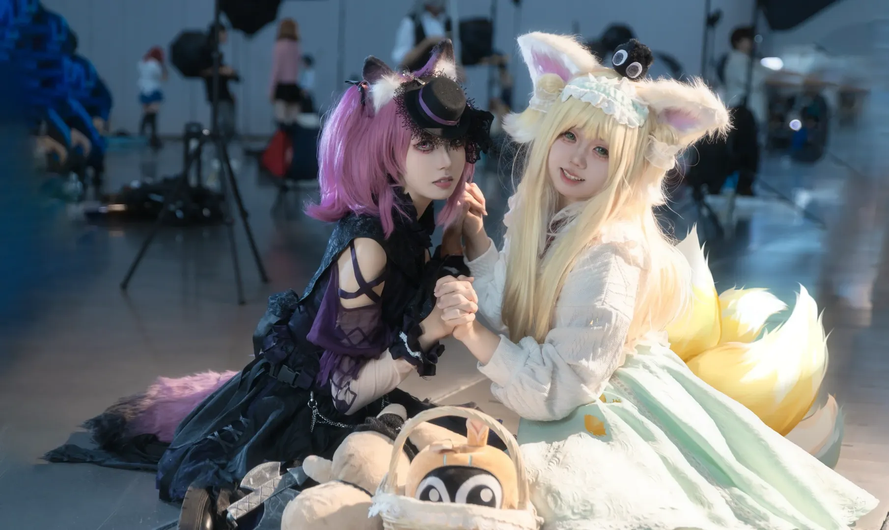 【铃兰cos】明日方舟场照分享，手绘尾巴才是真后期 - 第 6 张