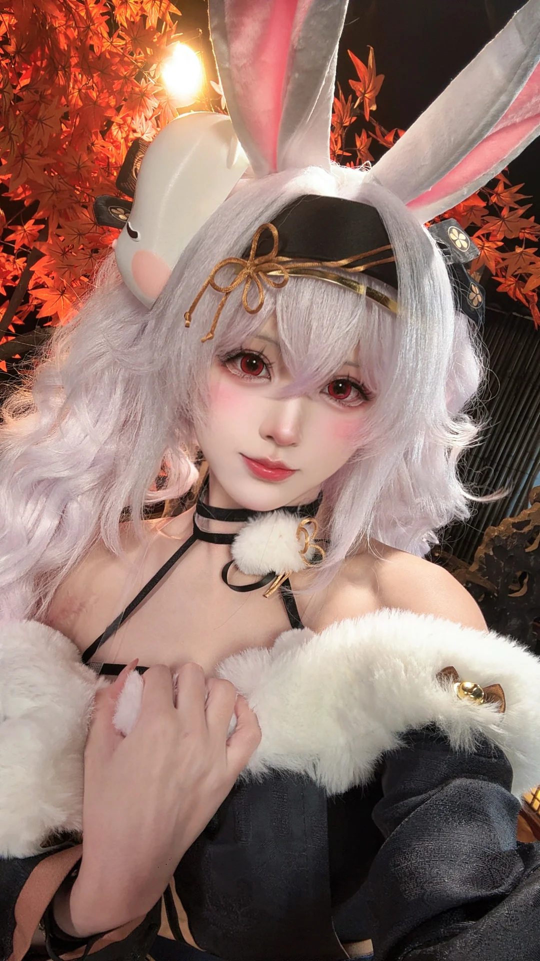 【拉菲cos】碧蓝航线兔兔城主，秋日红叶下的慵懒小兔
