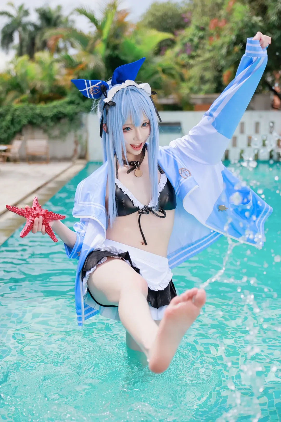 【安克cos】在胜利女神的世界里一起玩水吧