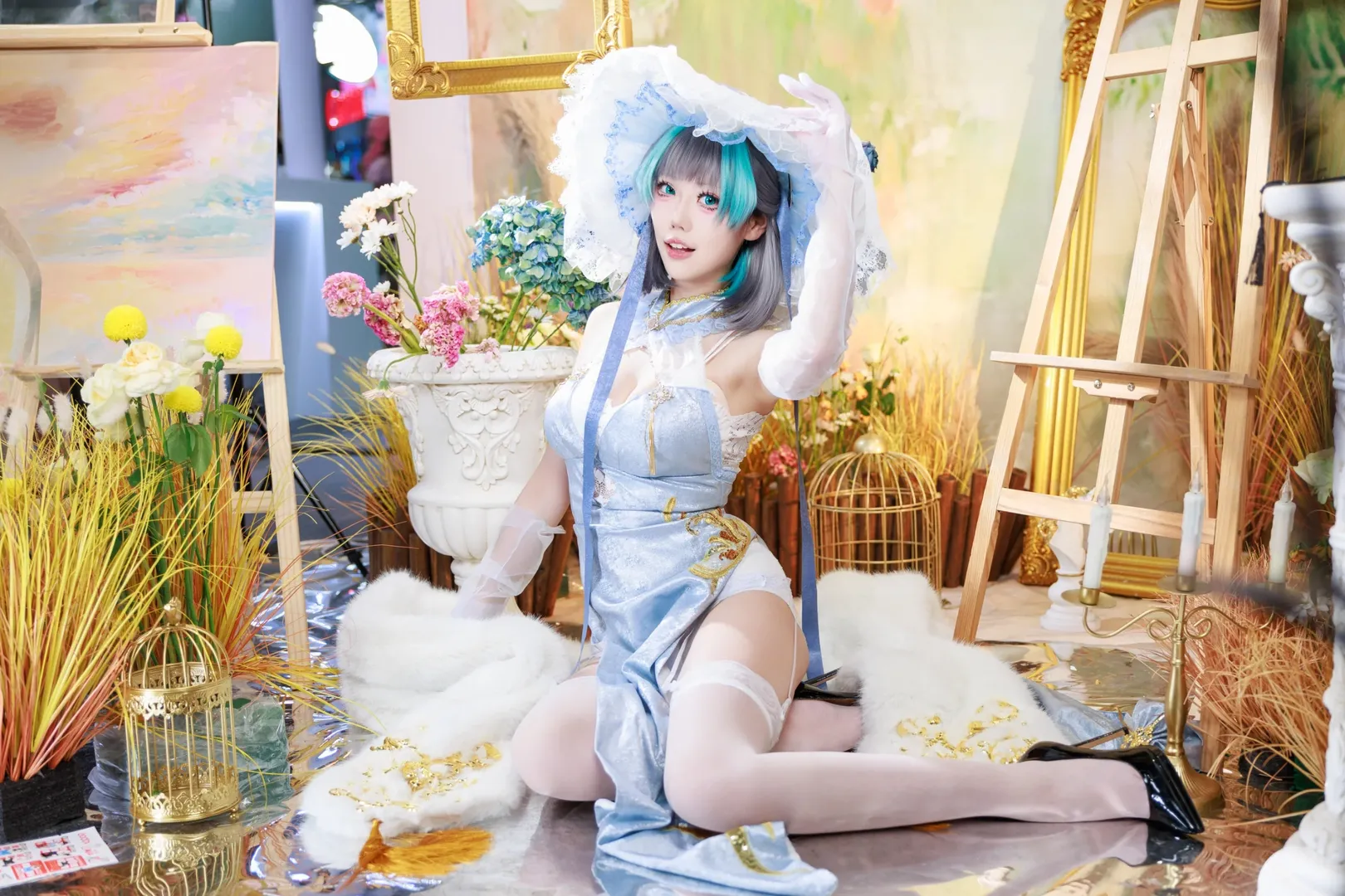 【柴郡猫cos】碧蓝航线BW现场，神牛展台梦幻光影 - 第 3 张