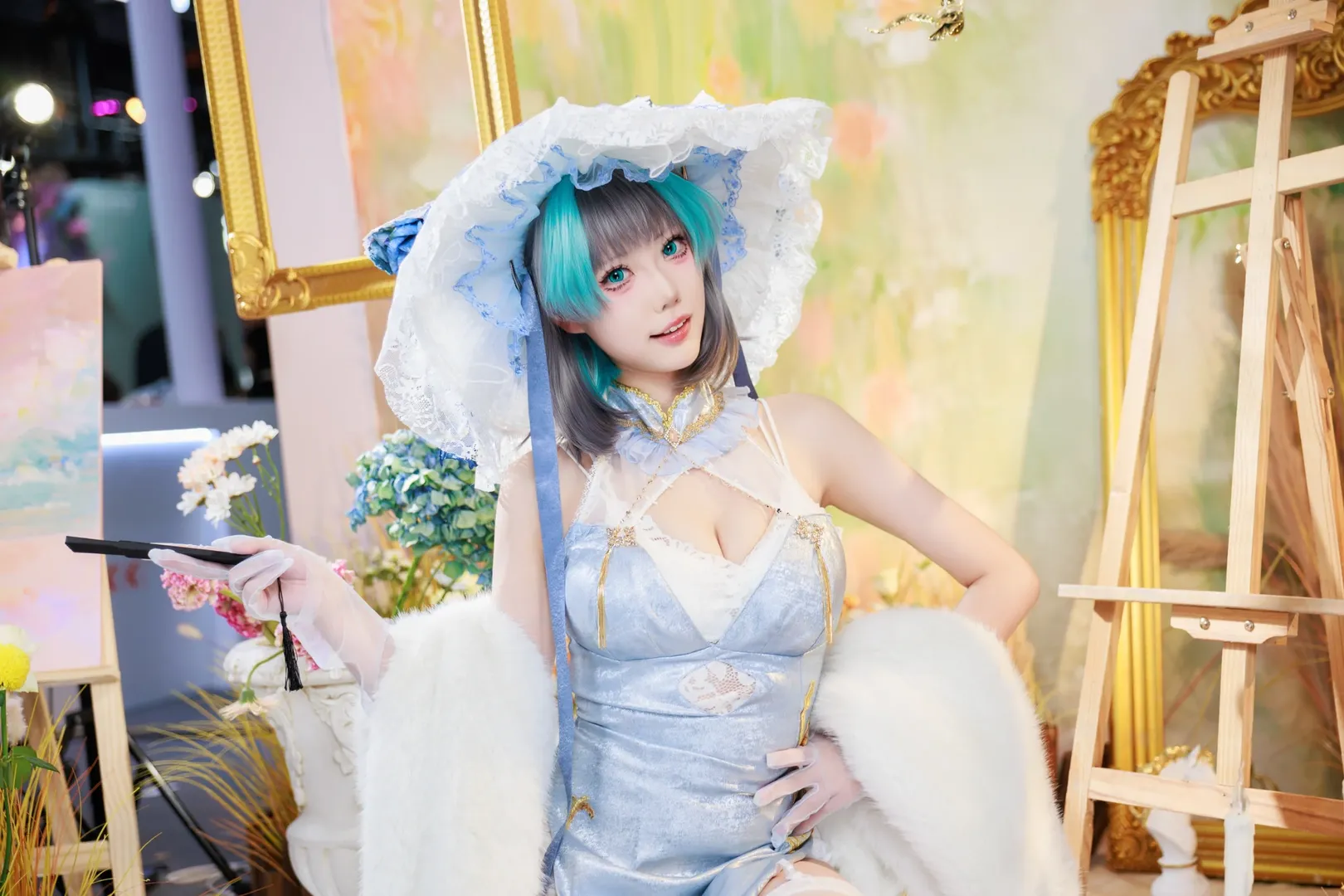 【柴郡猫cos】碧蓝航线BW现场，神牛展台梦幻光影 - 第 4 张