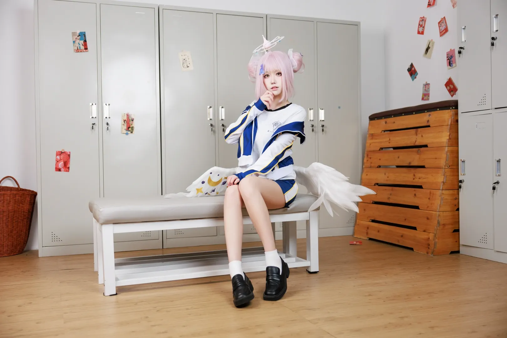【蔚藍檔案未花cos】校園更衣室的運動風少女 - 第 3 張