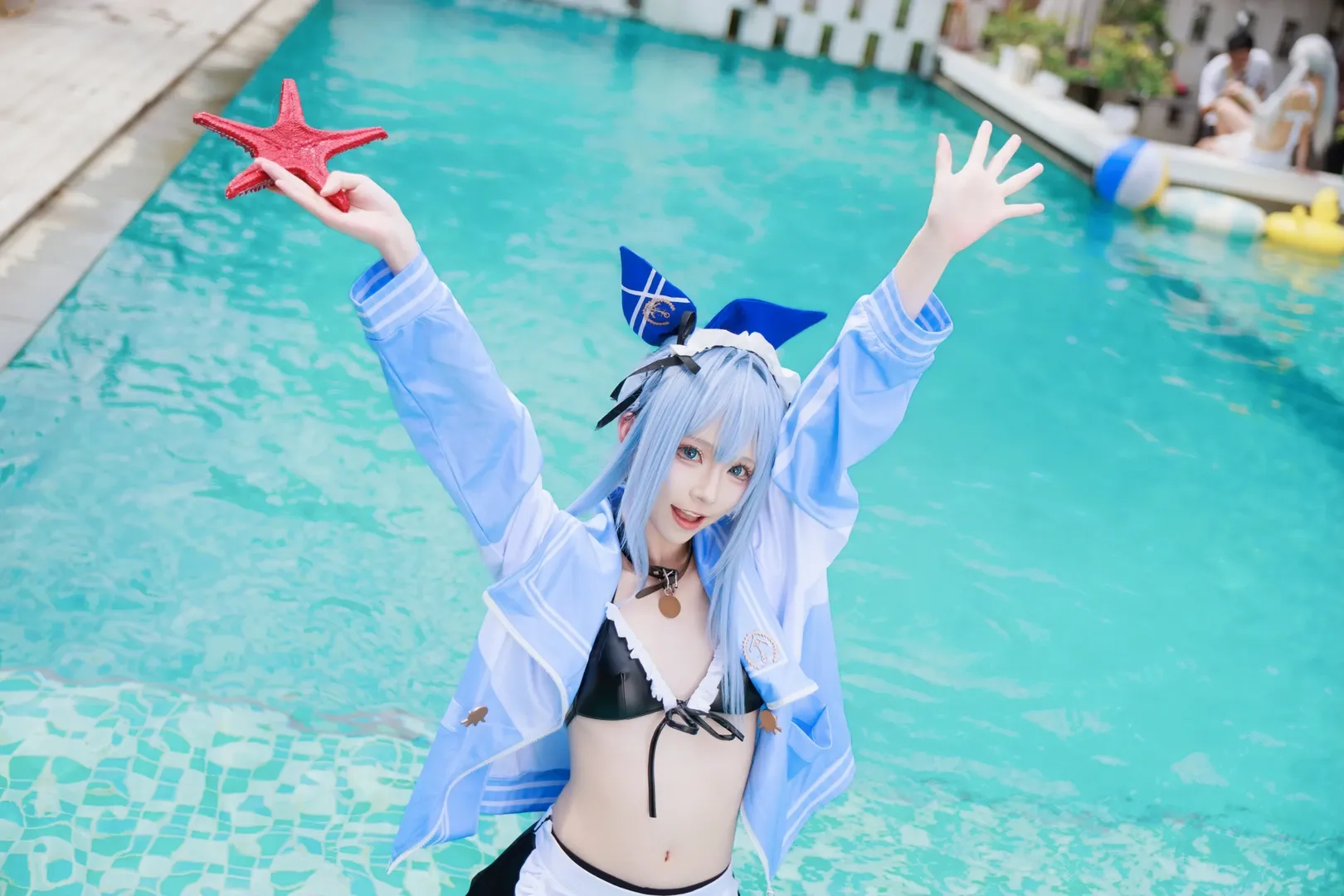 【安克cos】胜利女神泳装出镜，阳光与清凉的完美邂逅 - 第 3 张