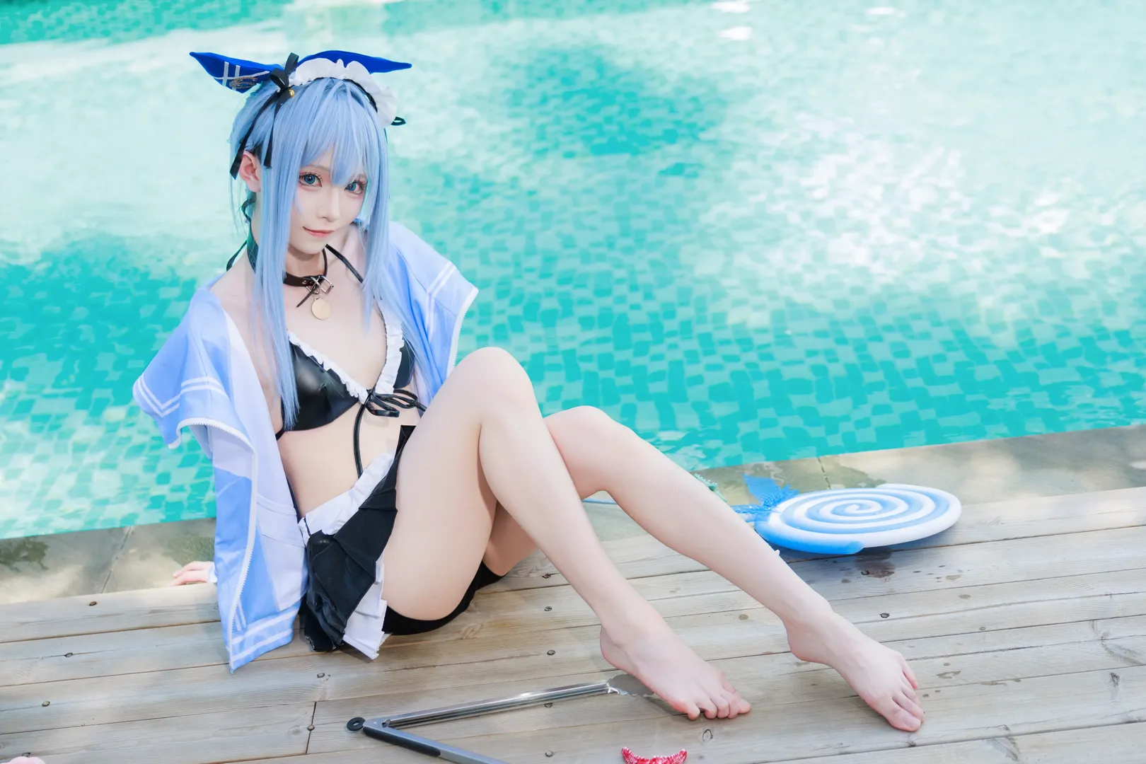 【安克cos】胜利女神泳装出镜，阳光与清凉的完美邂逅 - 第 4 张