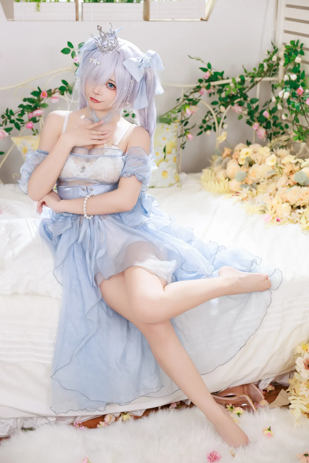 【灰姑娘cos】胜利女神中的梦幻花嫁