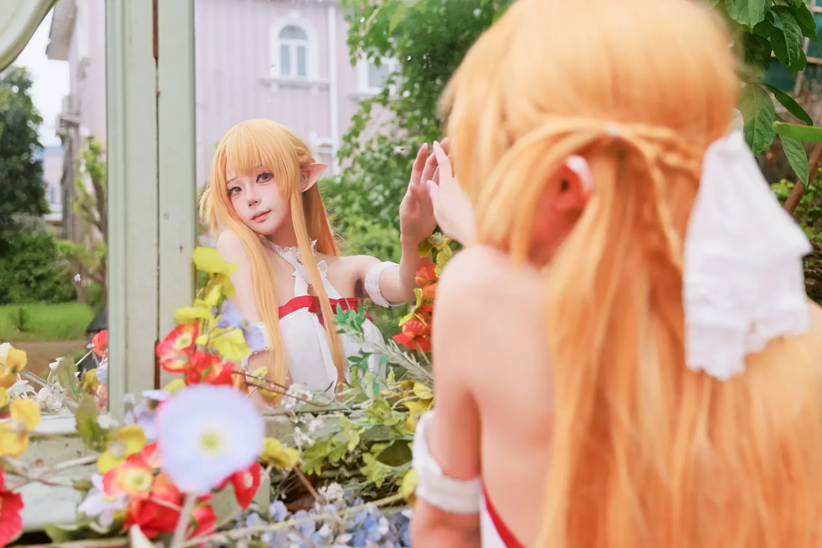 【亞絲娜cos】電影感對鏡拍，分享精靈裝的拍攝構想 - 第 2 張