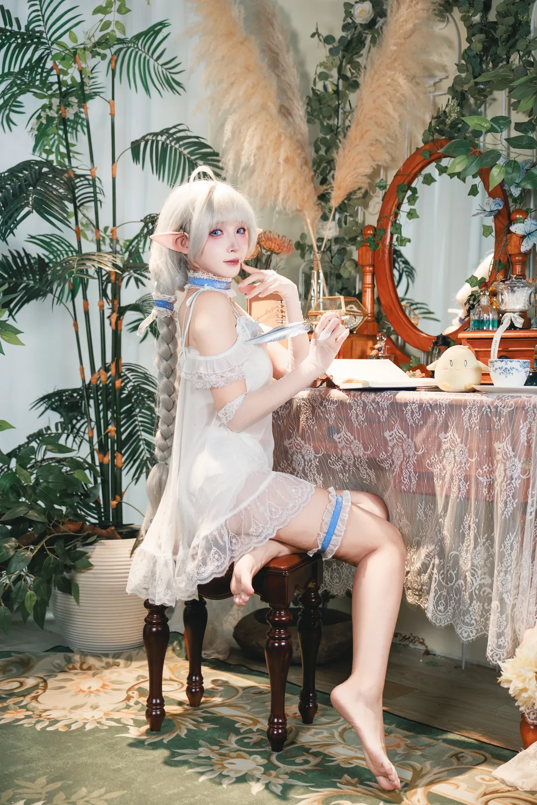 【碧藍航線埃弗森cos】精靈耳的居家日常睡衣造型 - 第 1 張