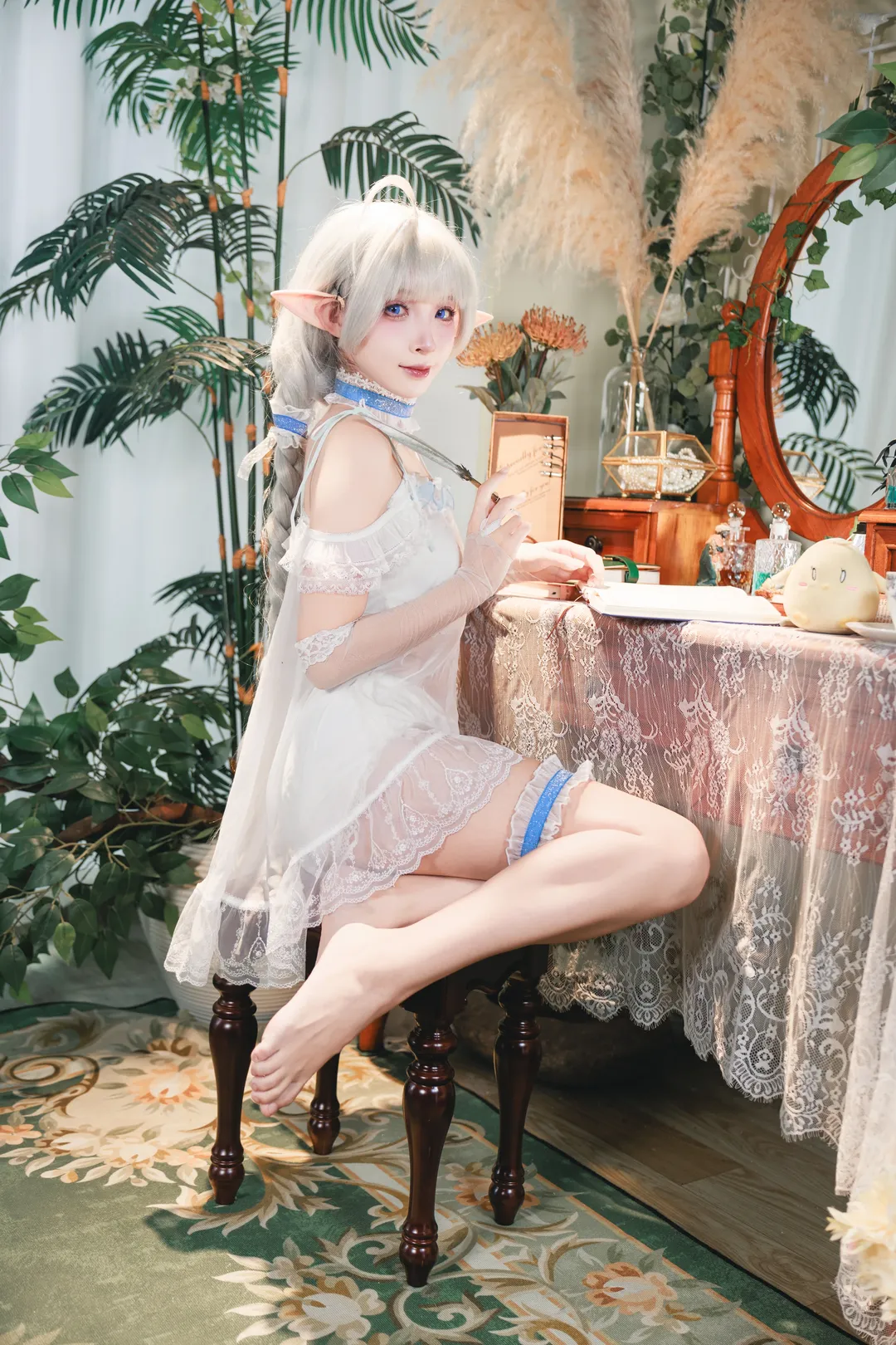 【碧藍航線埃弗森cos】精靈耳的居家日常睡衣造型 - 第 3 張