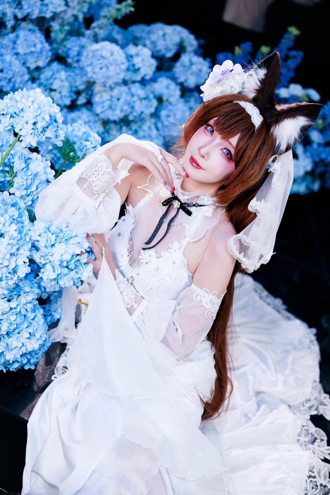 【天城cos】碧蓝航线花嫁造型的优雅瞬间