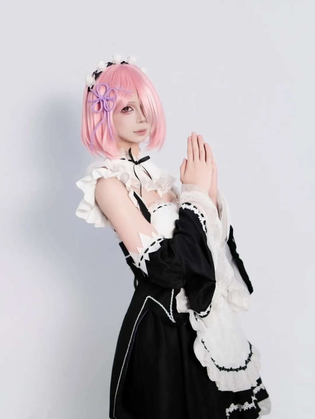 【拉姆cos】从零开始的异世界生活，我的黑白女仆装正片分享 - 第 3 张
