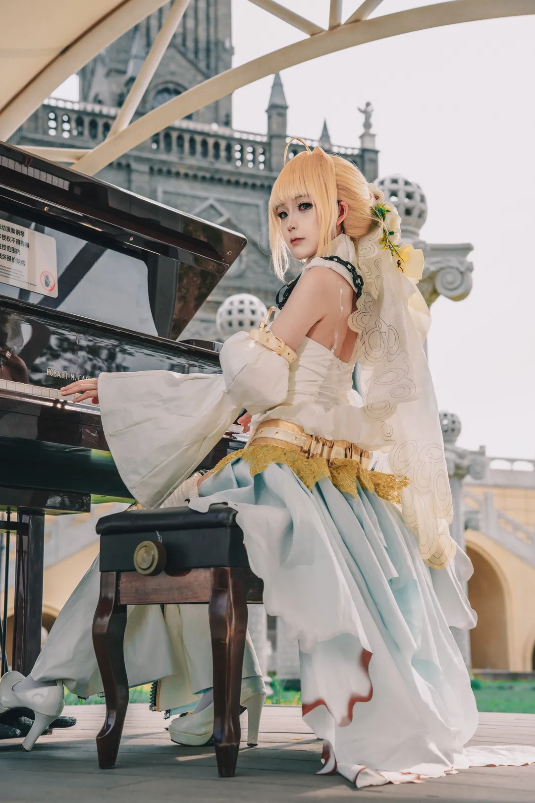 【尼祿花嫁cos】Fate/Grand Order 星辰馳騁的終幕薔薇