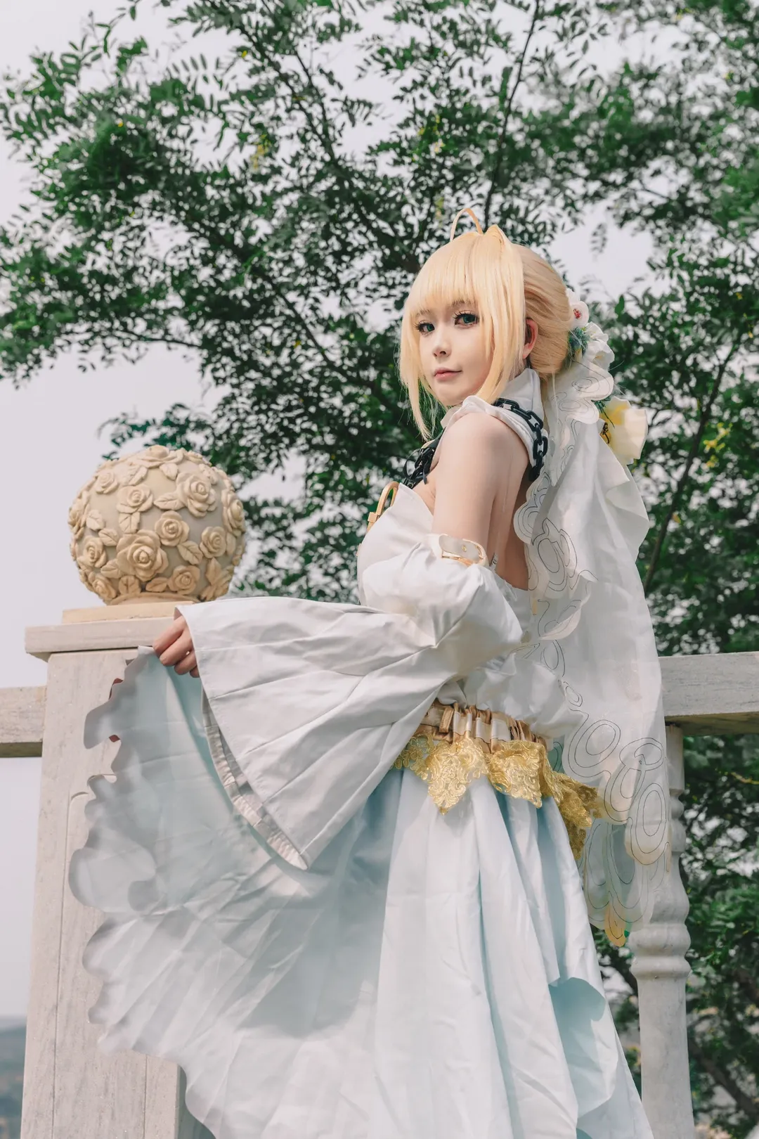 【尼禄花嫁cos】Fate/Grand Order 星辰驰骋的终幕蔷薇 - 第 6 张